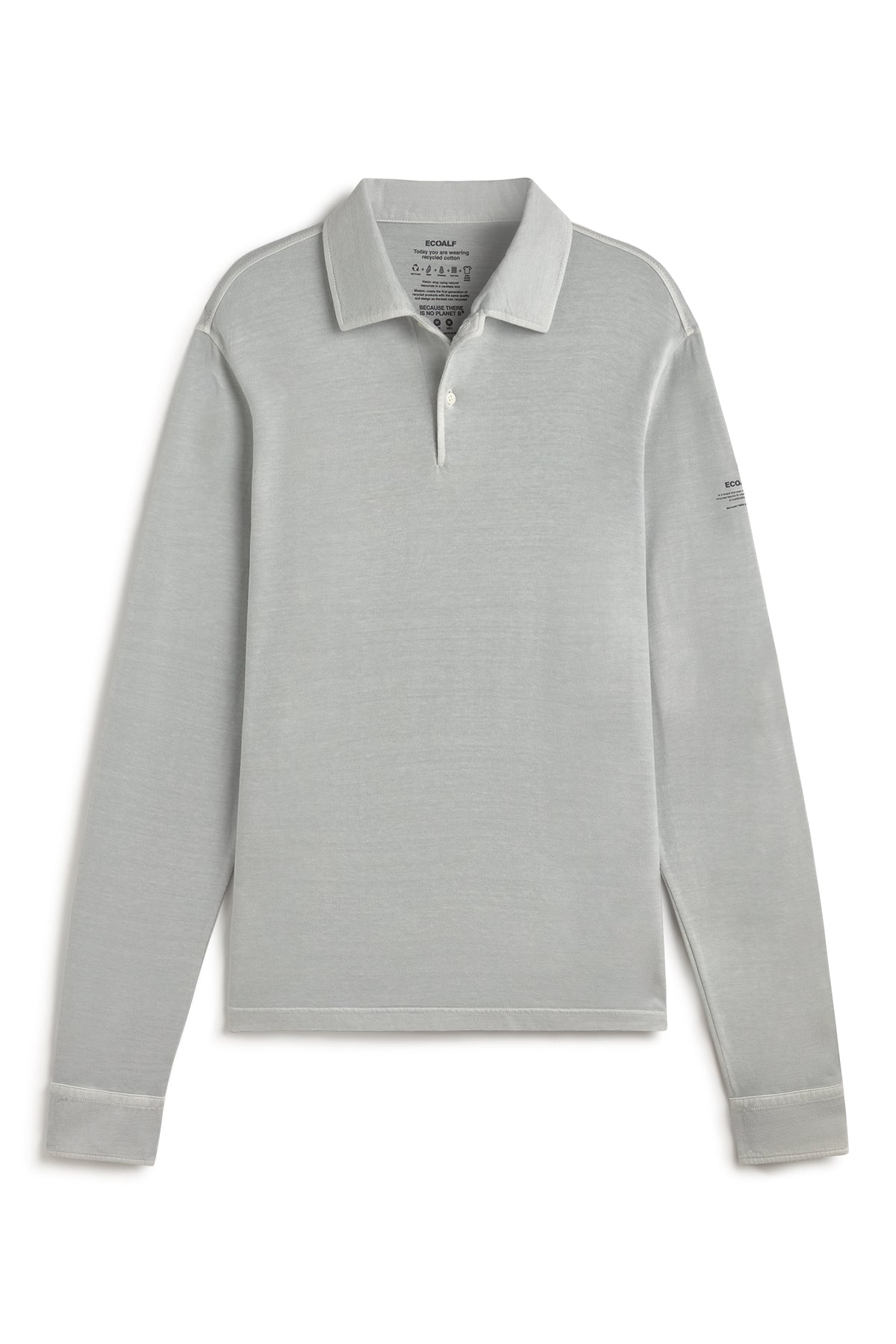 polo-patrick-gris-claro-de-ecoalf-50-algod-n-reciclado-y-50-algod-n-org-nico-sua image 1