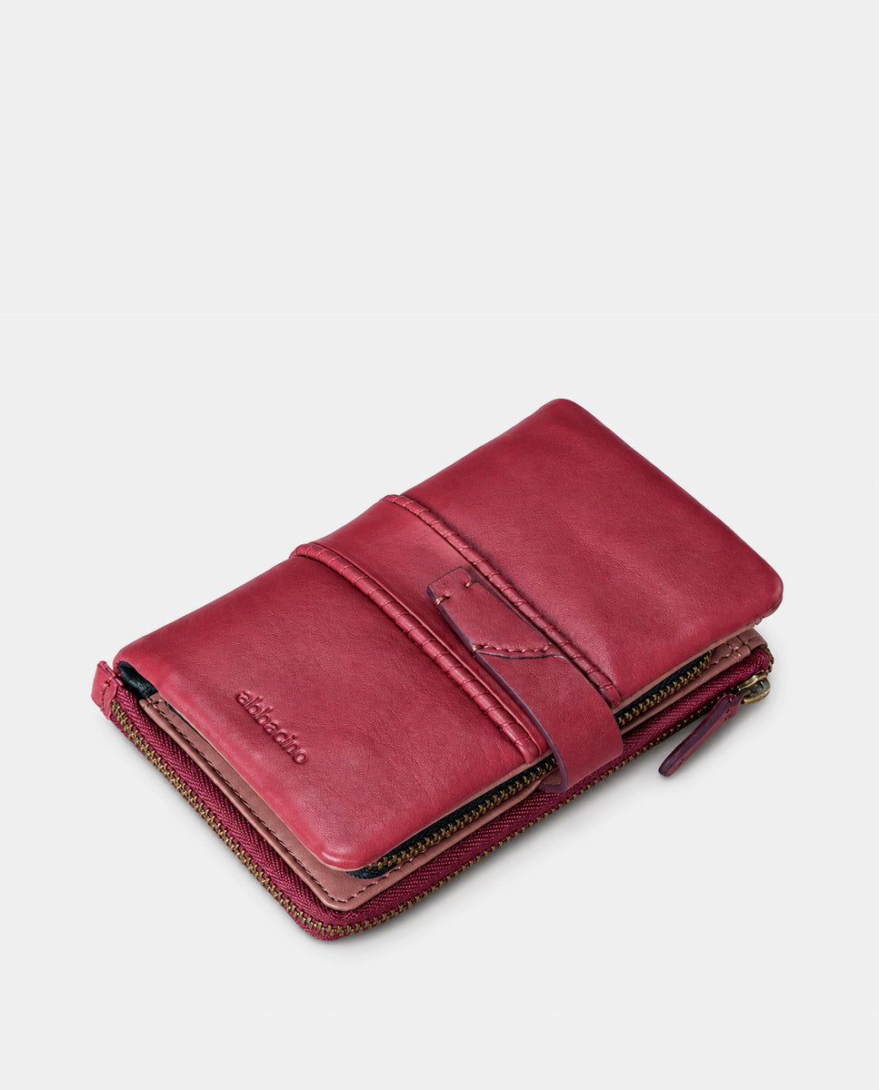 abbacino-cartera-mediana-de-mujer-en-piel-burdeos image 5