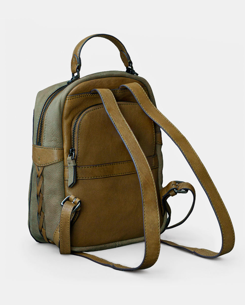 abbacino-mochila-nobuck-verde-mujer-antirrobo image 4