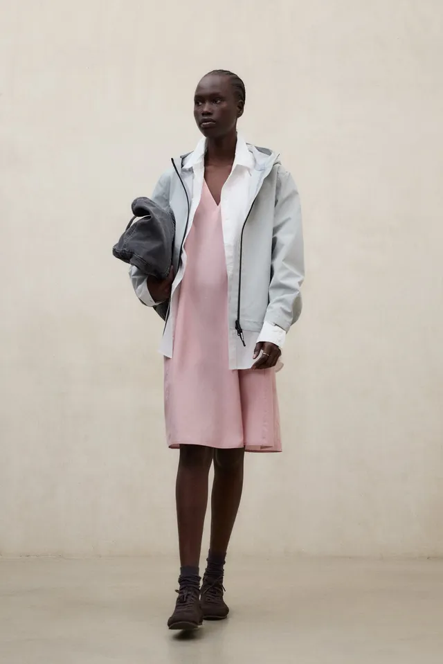 ecoalf-chaqueta-venis-gris-claro-impermeable-para-mujer image 1