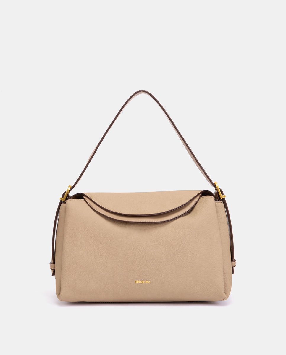 abbacino-bolso-hombro-materiales-reciclados-beige image 1