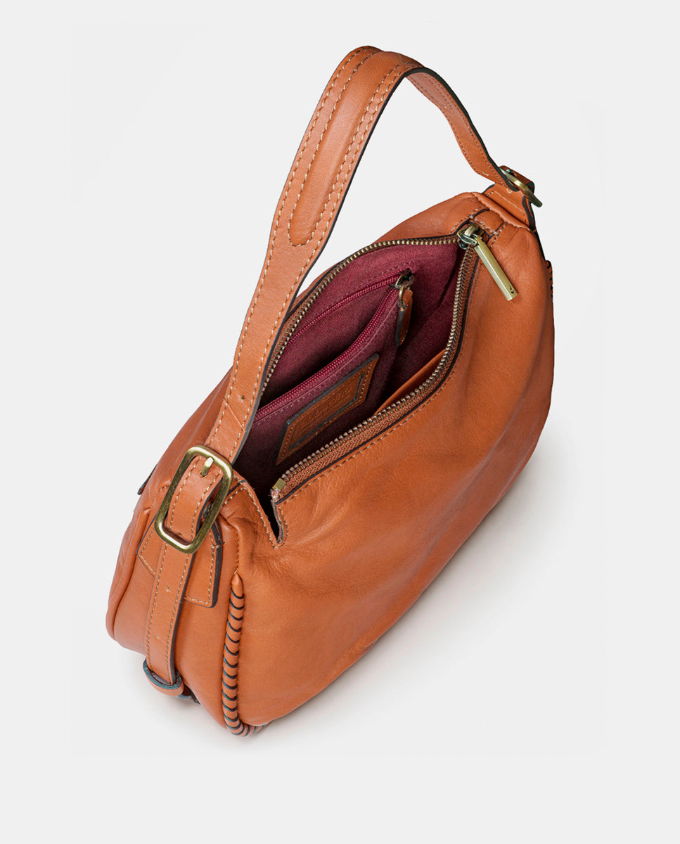 abbacino-bolso-de-mano-piel-cognac image 7