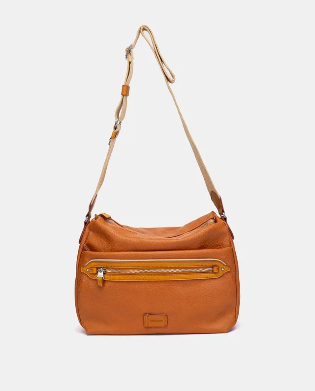 abbacino-bandolera-sport-cognac-de-materiales-reciclados image 1
