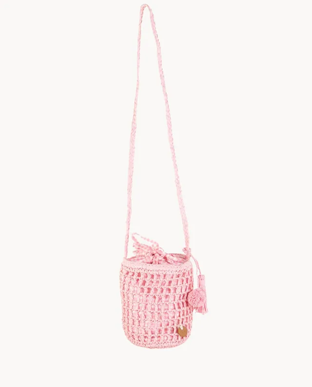 bolso-ni-a-kbas-de-fibra-natural-con-cierre-saco-color-rosa image 1