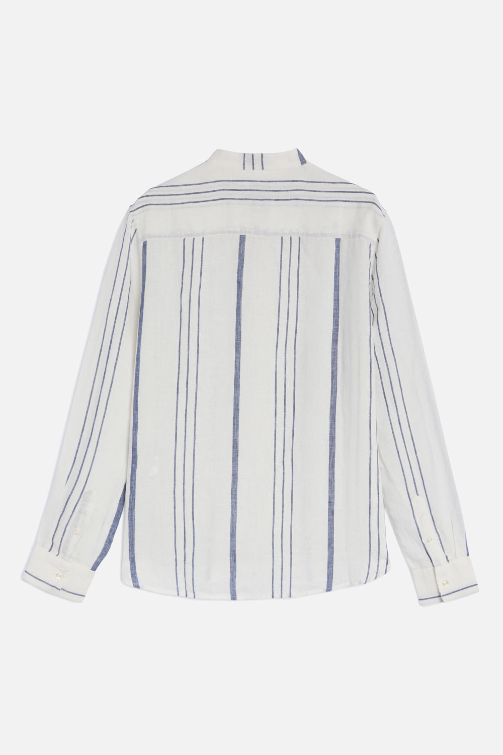camisa-de-rayas-willy-blanca-de-ecoalf image 3