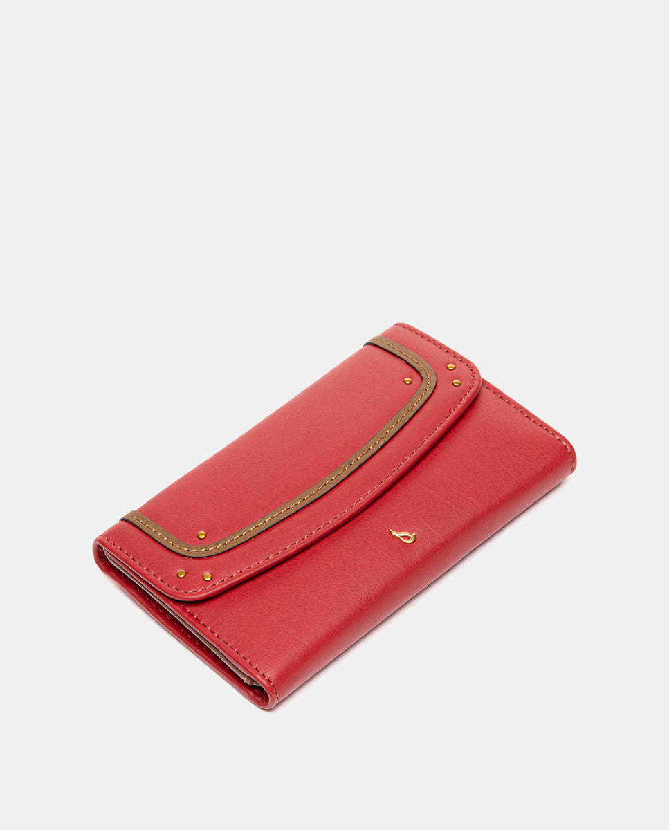 abbacino-cartera-mediana-piel-roja-mujer image 5