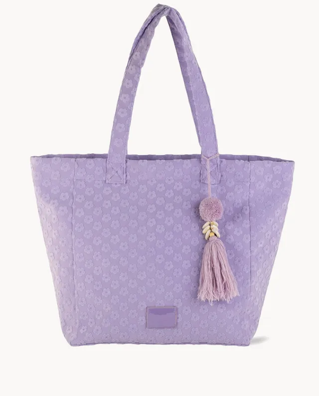 kbas-bolso-playa-toalla-con-cremallera-color-lila image 1