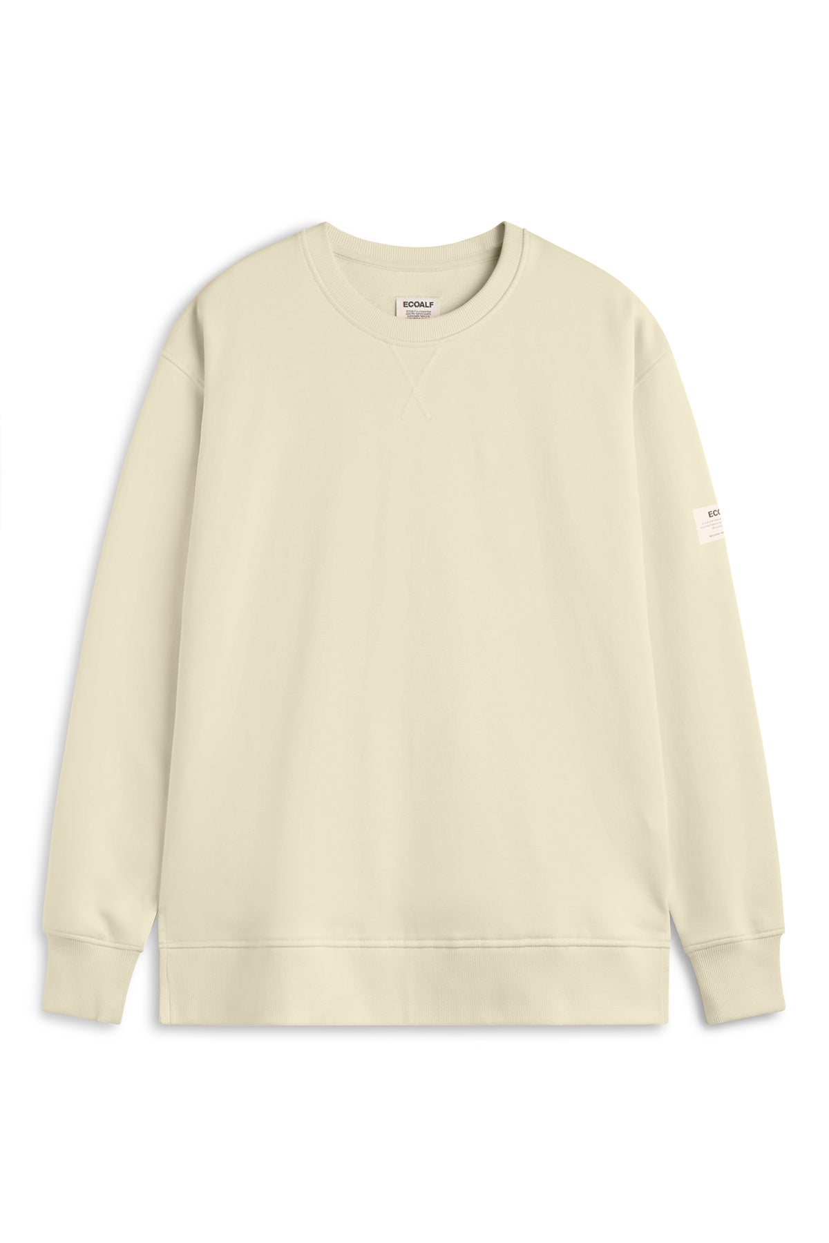 sudadera-storm-de-ecoalf-para-mujer-50-algod-n-reciclado-amarillo image 6