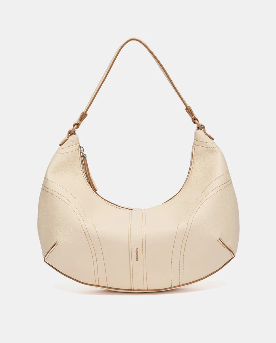 bolso-de-hombro-peque-o-beige-abbacino-de-materiales-reciclados image 1