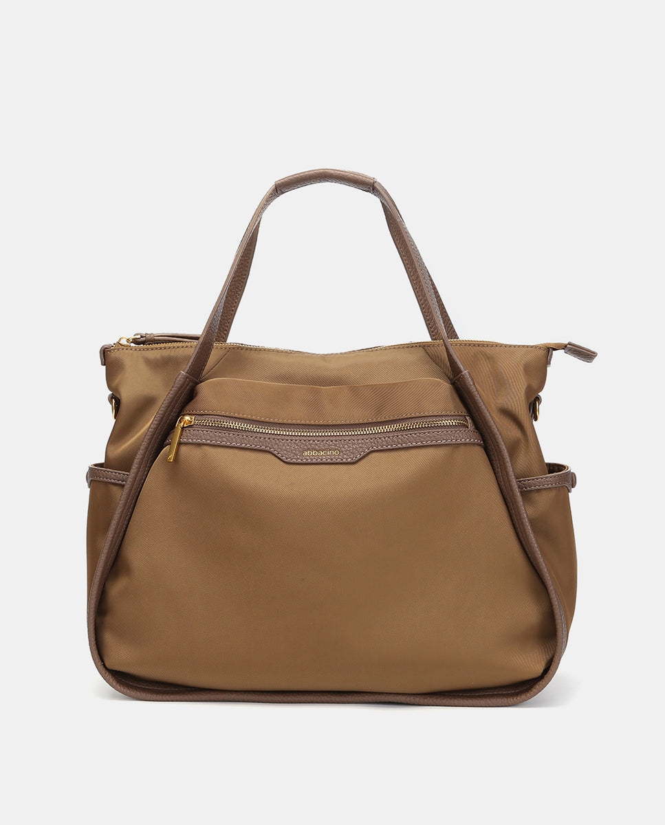 abbacino-bolso-shopper-materiales-reciclados-camel image 4