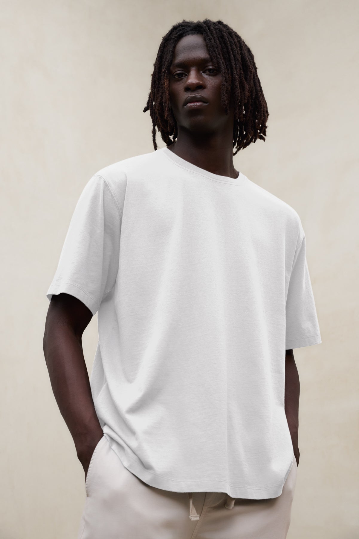 camiseta-mund-de-ecoalf-para-hombre-50-algod-n-org-nico-fit-oversize-color-blanc image 5