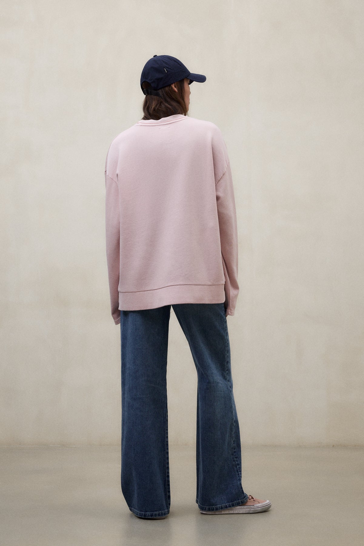 ecoalf-sudadera-ankara-rosa-mujer-fit-oversize-100-algod-n-reciclado-cuello-redo image 2