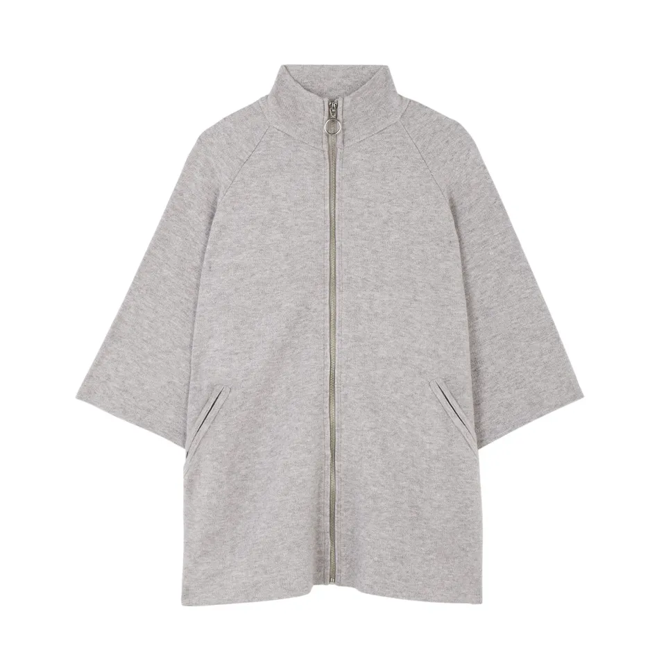 parfois-poncho-de-punto-con-cremallera-mujer image 1