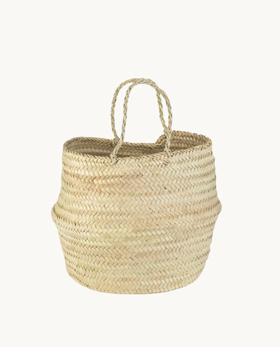 cesto-palma-natural-mediano-kbas-tote-de-fibra-natural-para-el-d-a-a-d-a image 1