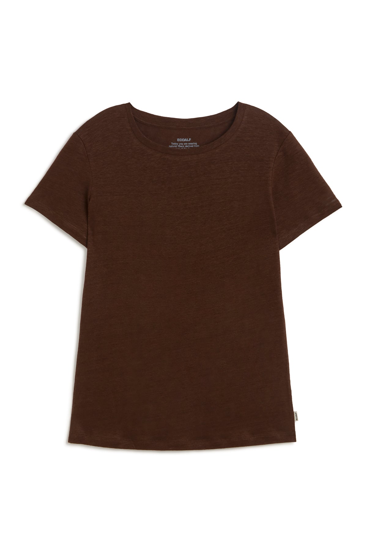 camiseta-lane-marr-n-ecoalf-camiseta-de-lino-para-mujer image 8