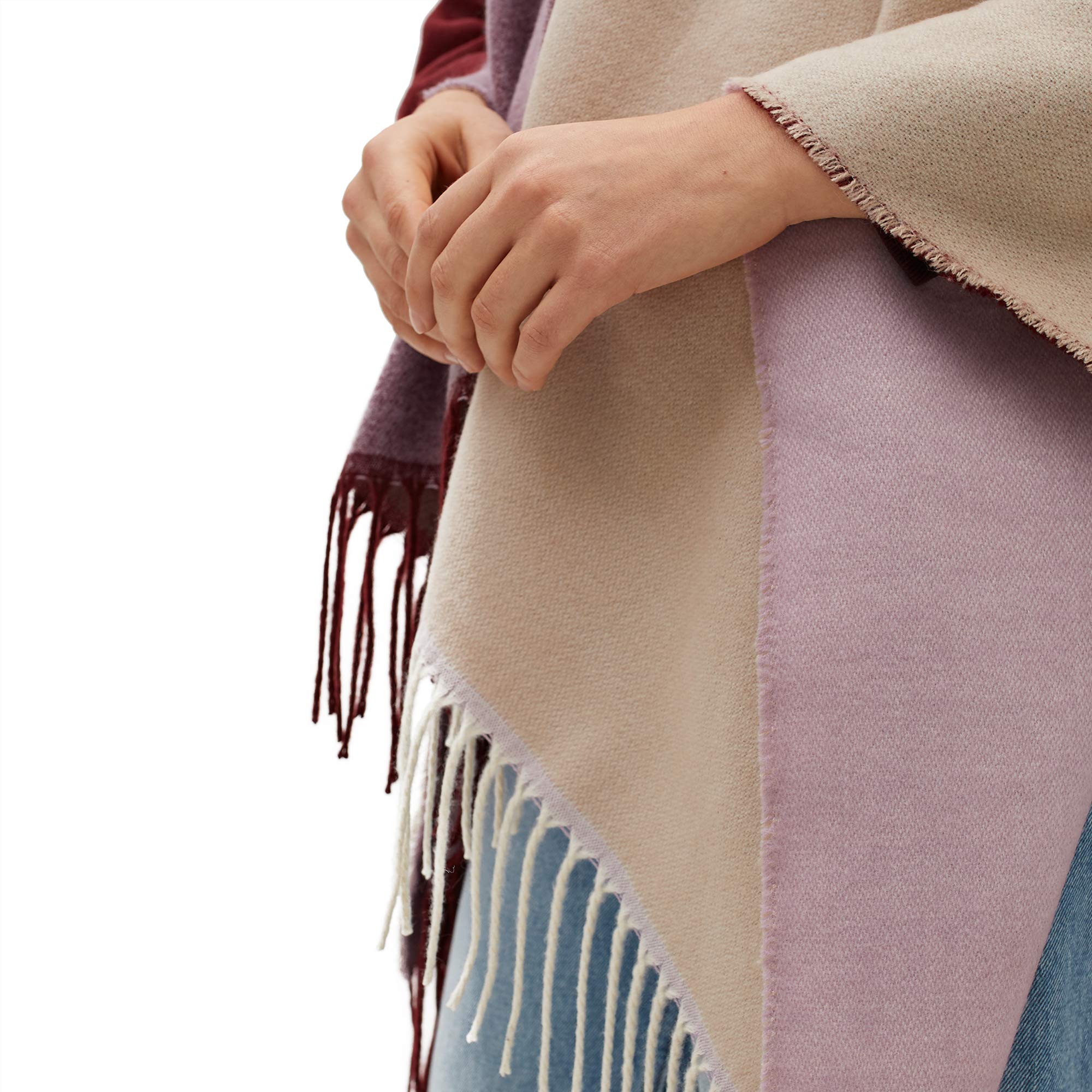 parfois-poncho-con-estampado-mujer image 3