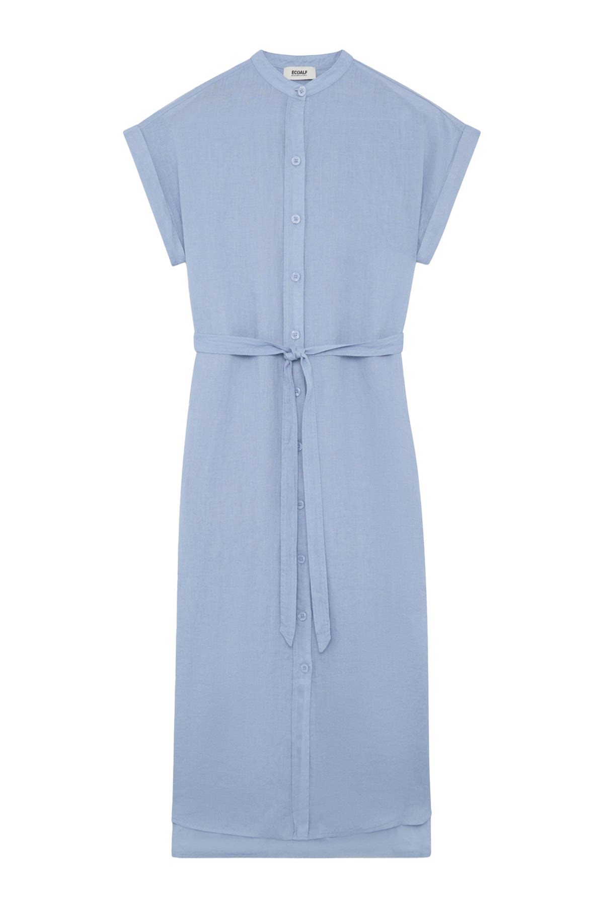 vestido-amatista-azul-ecoalf-para-mujer-20-lino-reciclado-fit-holgado-y-bolsillo image 4
