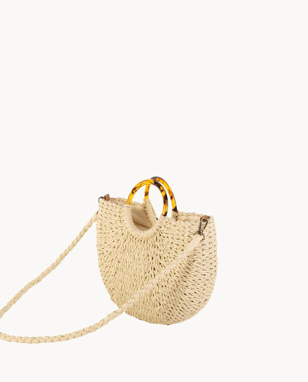kbas-bolso-de-mano-peque-o-de-fibra-natural-color-natural-32x9x23-cm-cierre-crem image 2