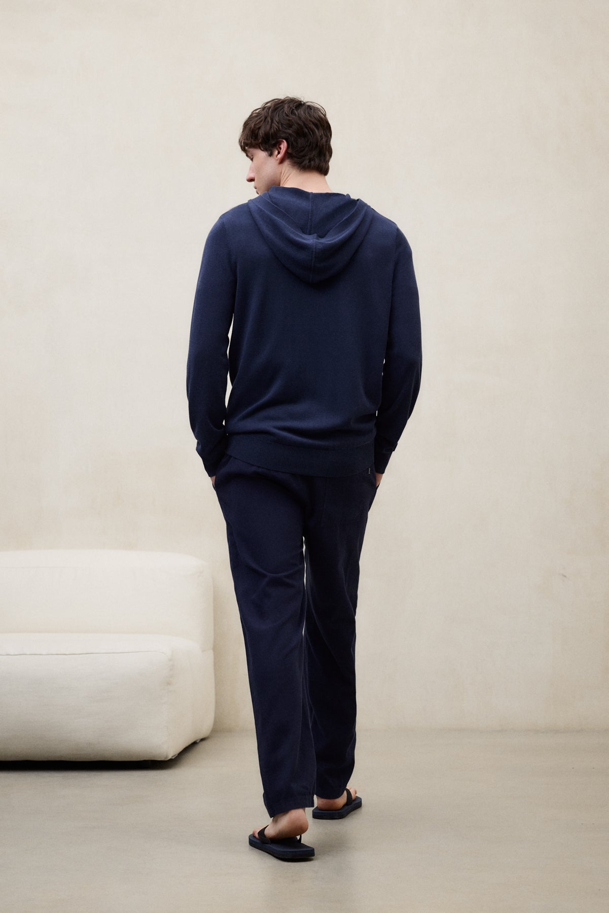 ecoalf-jersey-kirkia-azul-marino-para-hombre-sudadera-con-capucha-y-cremallera-d image 3