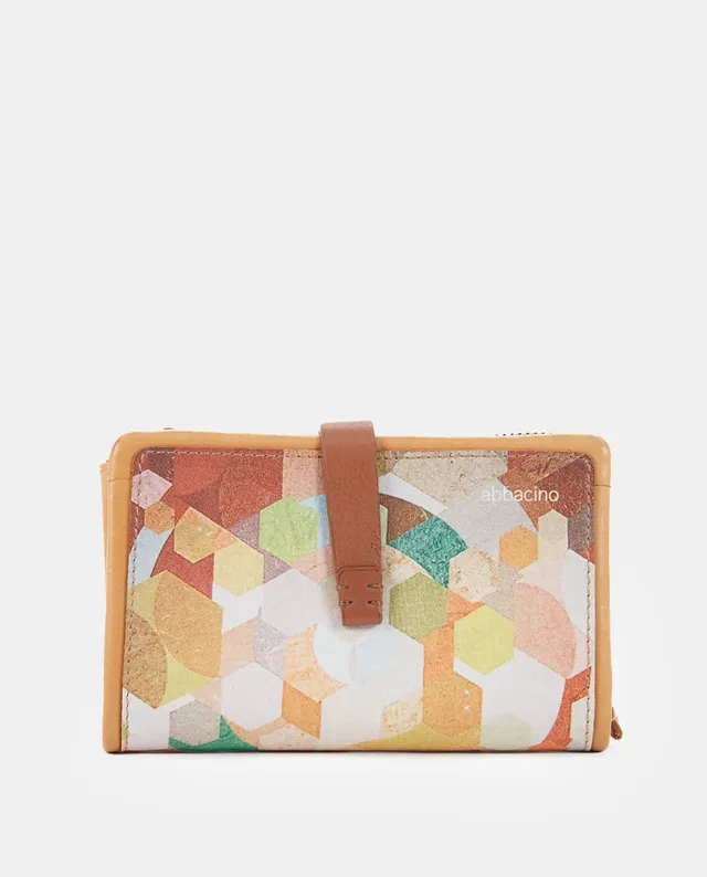 abbacino-cartera-mediana-de-piel-mbar-estampada image 1