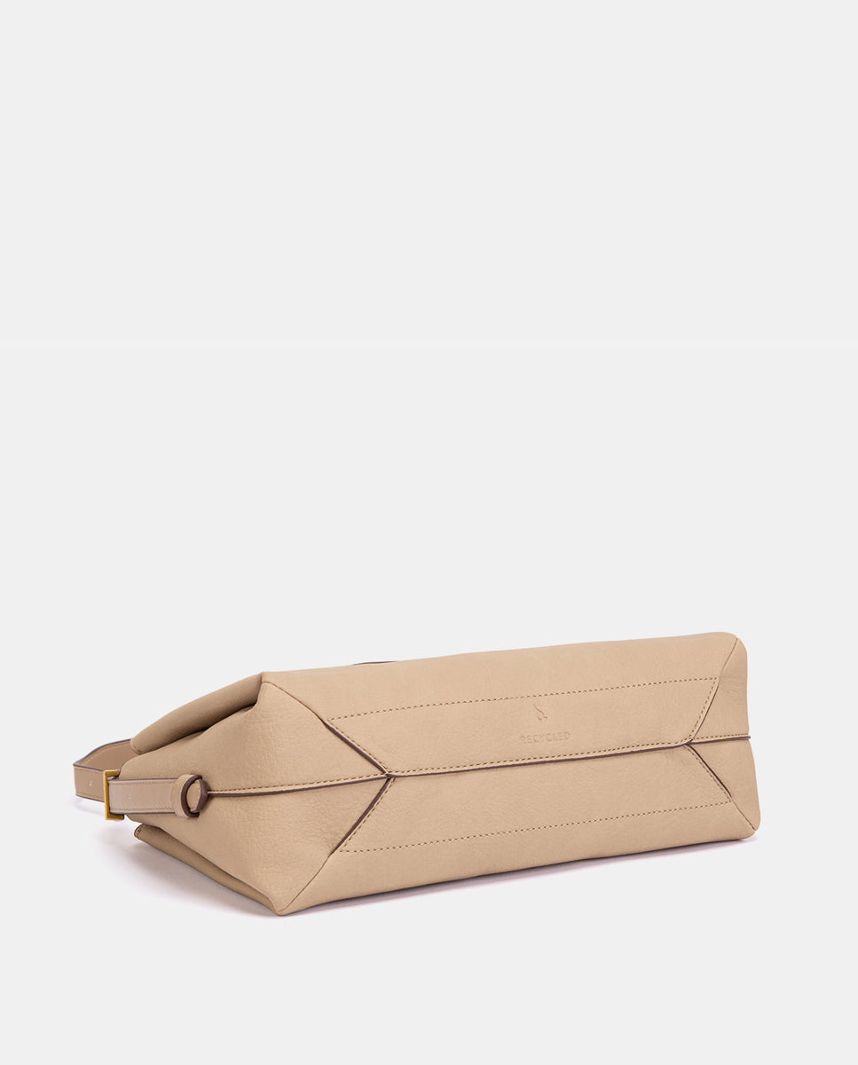 abbacino-bolso-hombro-materiales-reciclados-beige image 5