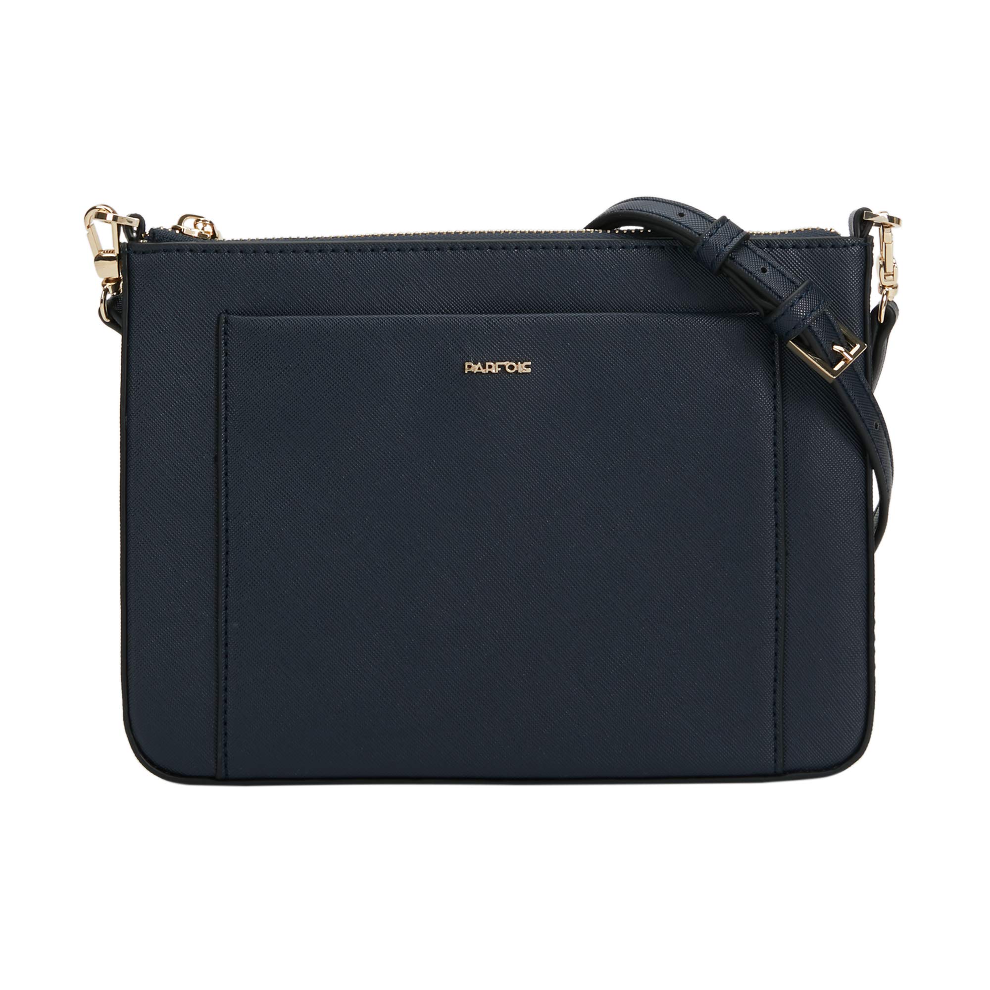 parfois-clutch-bandolera-lisa-talla-m-azul-marino-mujer image 1