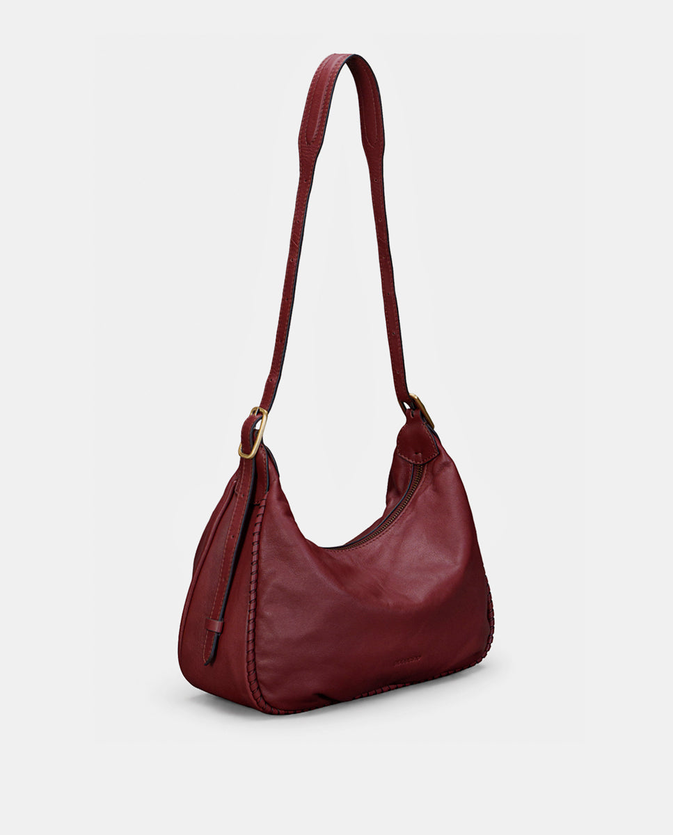 abbacino-bolso-de-hombro-en-piel-burdeos-minimalista image 4