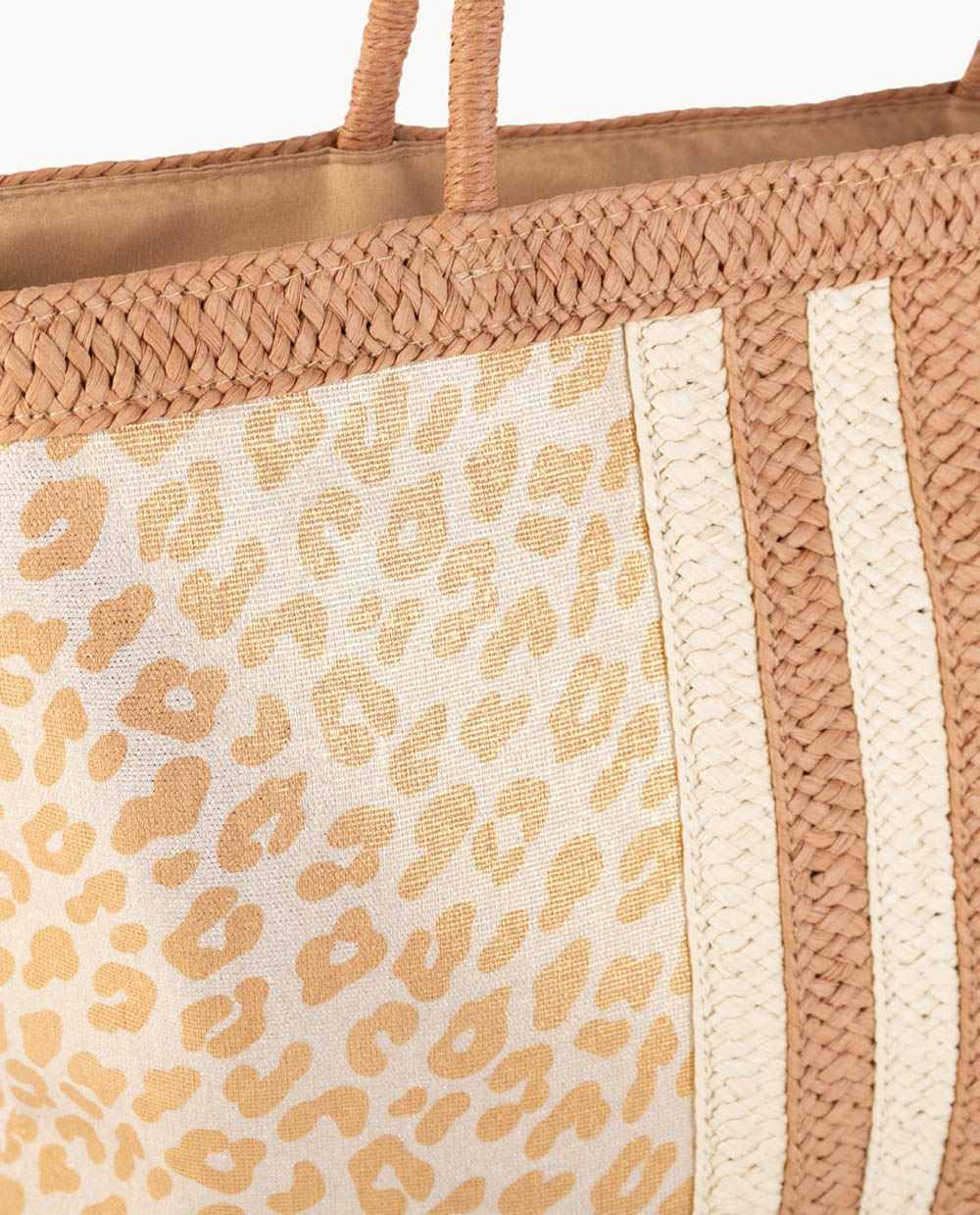 bolso-tote-kbas-de-fibra-natural-y-canvas-con-cremallera-color-cobre-42-x-17-x-3 image 2