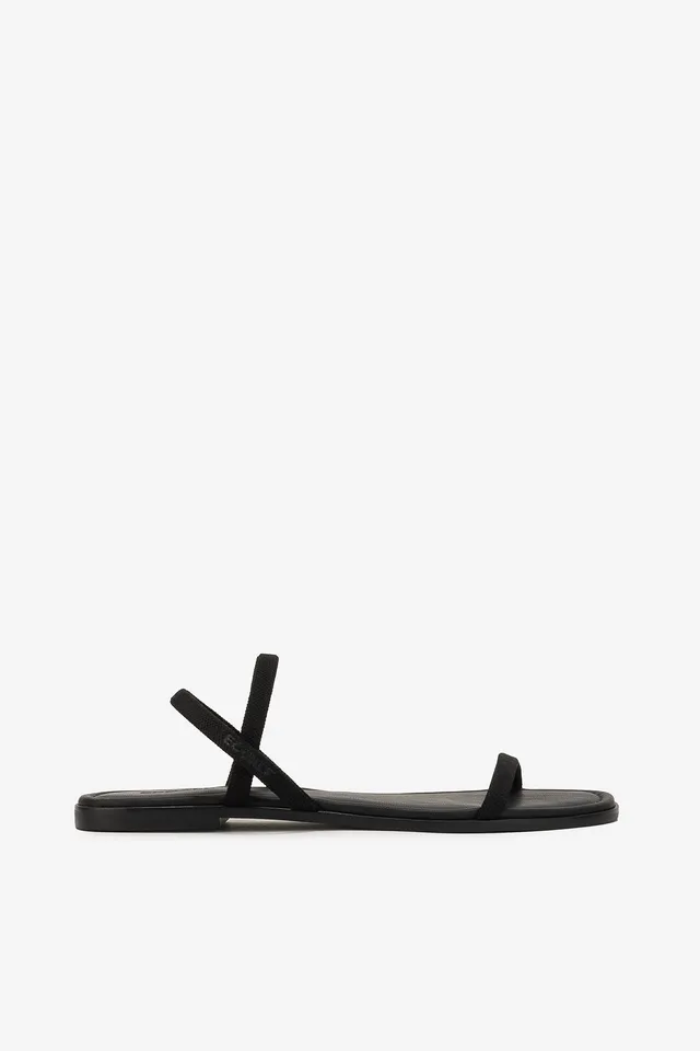 ecoalf-sandalias-delhi-negras-para-mujer-poli-ster-reciclado-del-mar-veganas image 1