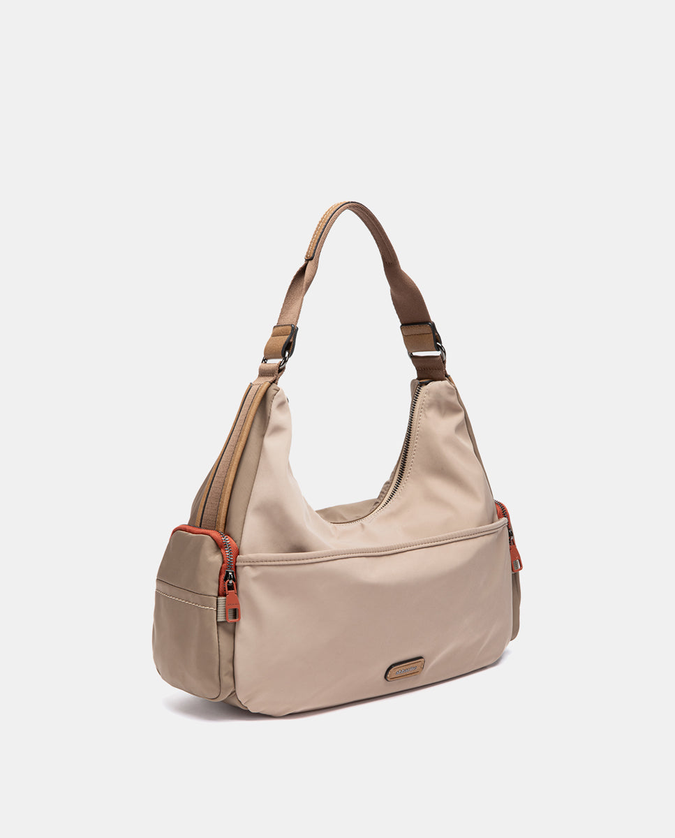 abbacino-bolso-de-hombro-reciclado-beige image 2