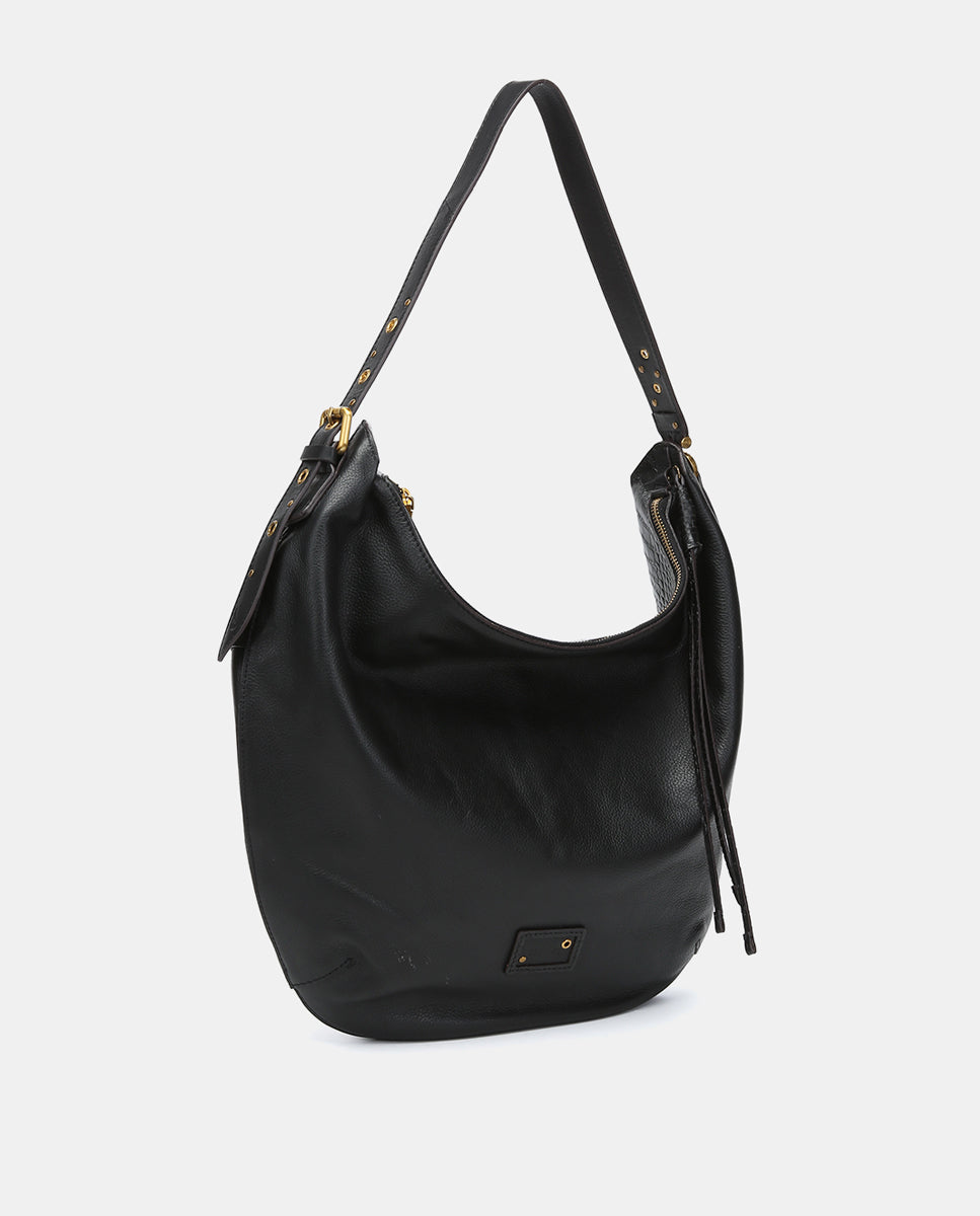 abbacino-bolso-de-hombro-de-piel-negra-dise-o-atemporal-con-detalles-de-coco-gra image 4
