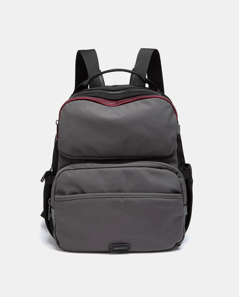 abbacino-mochila-materiales-reciclados-gris image 1