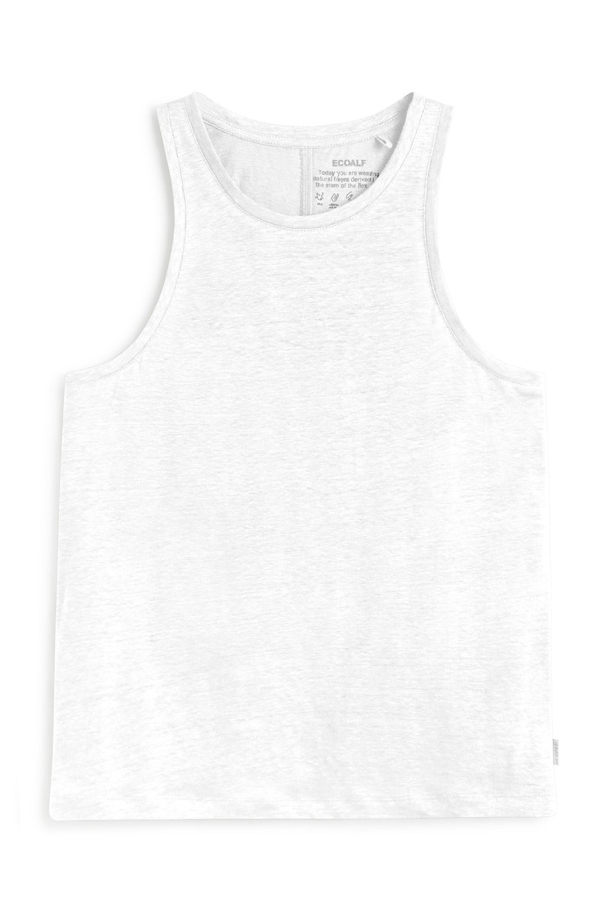 ecoalf-camiseta-halden-blanca-camiseta-de-tirantes-de-mujer-de-lino-100 image 5