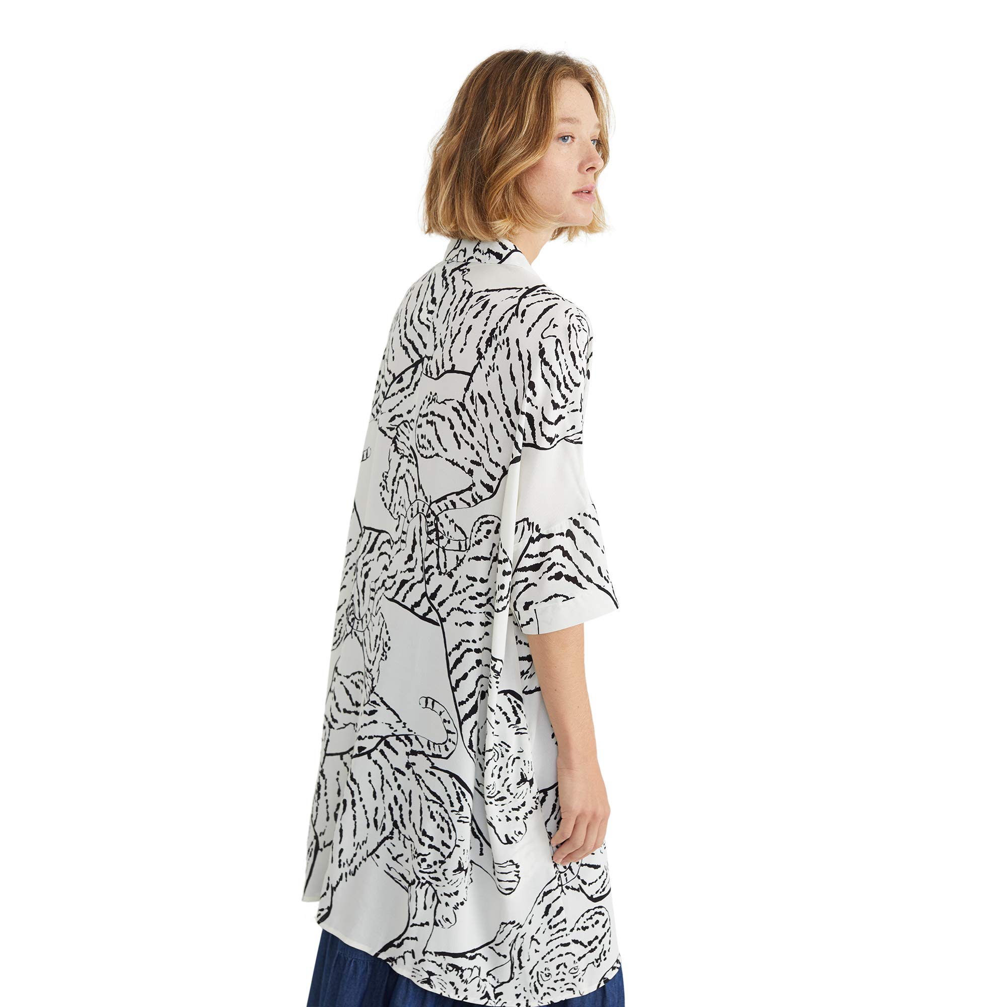 parfois-vestido-camisero-estampado-animal-para-mujer image 5