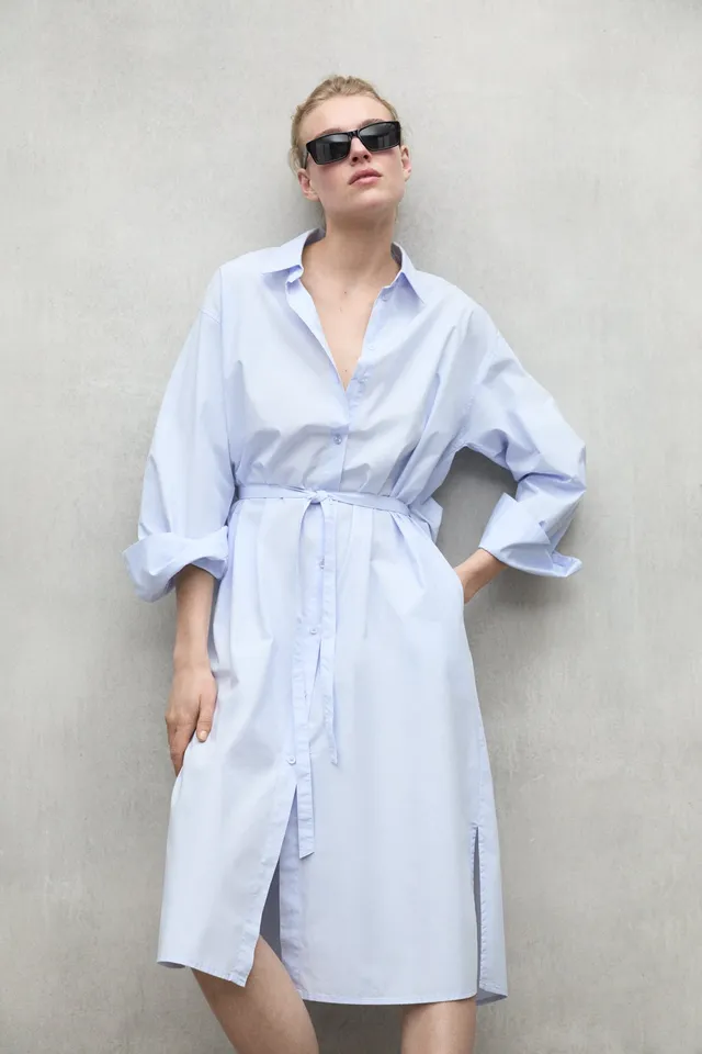 vestido-kaori-azul-claro-de-ecoalf image 1