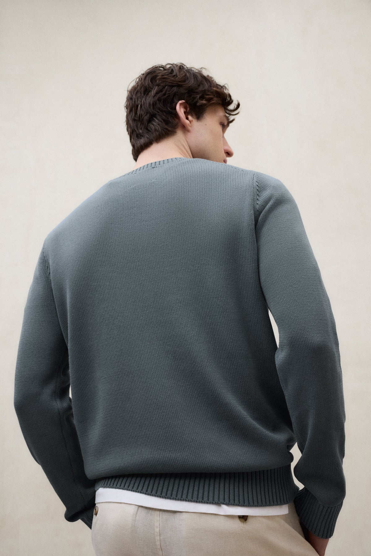 jersey-ecoalf-tail-verde-hombre-50-algod-n-reciclado-fit-regular-lavado-a-la-pie image 5