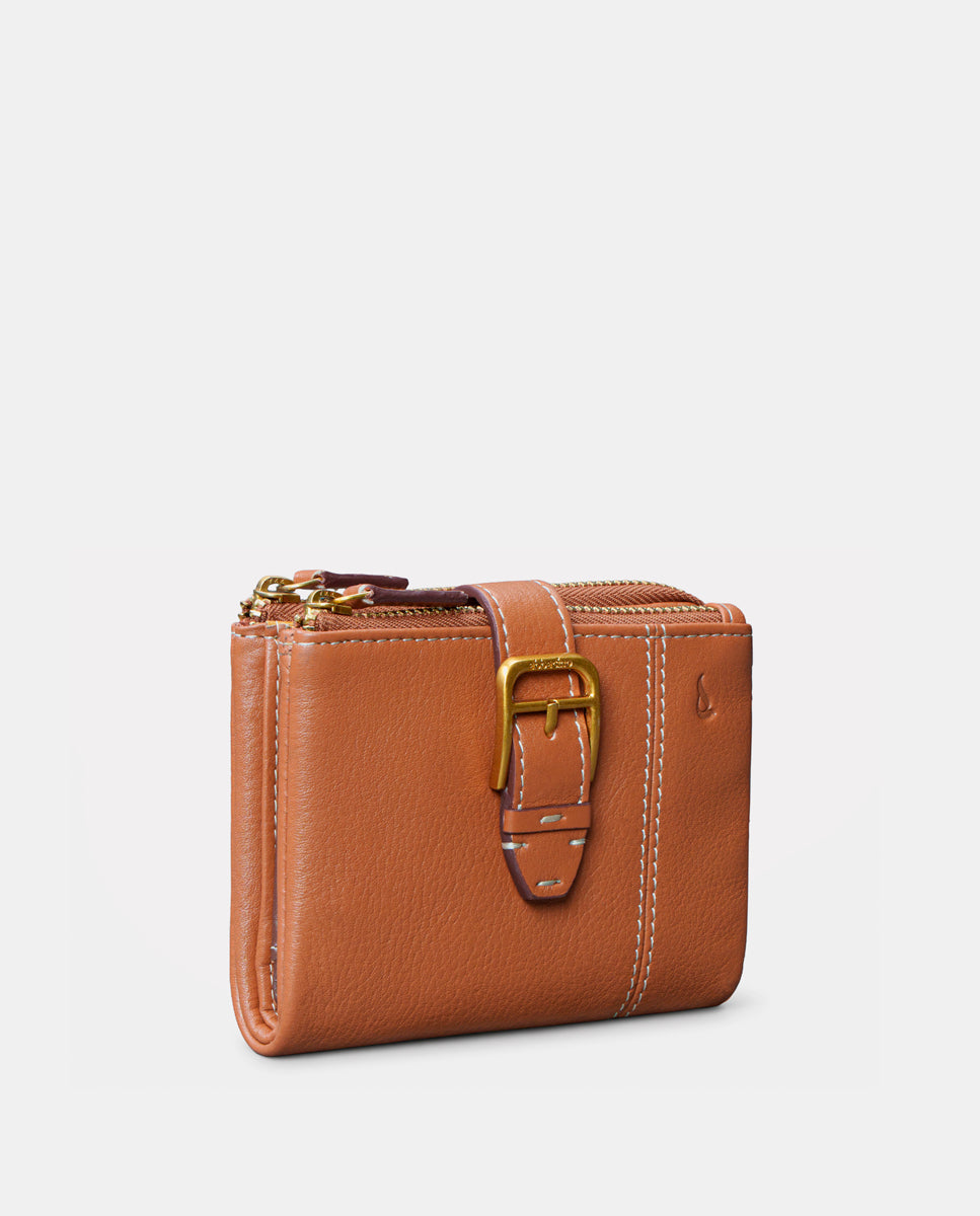 abbacino-cartera-peque-a-mujer-piel-cognac-con-monedero image 4