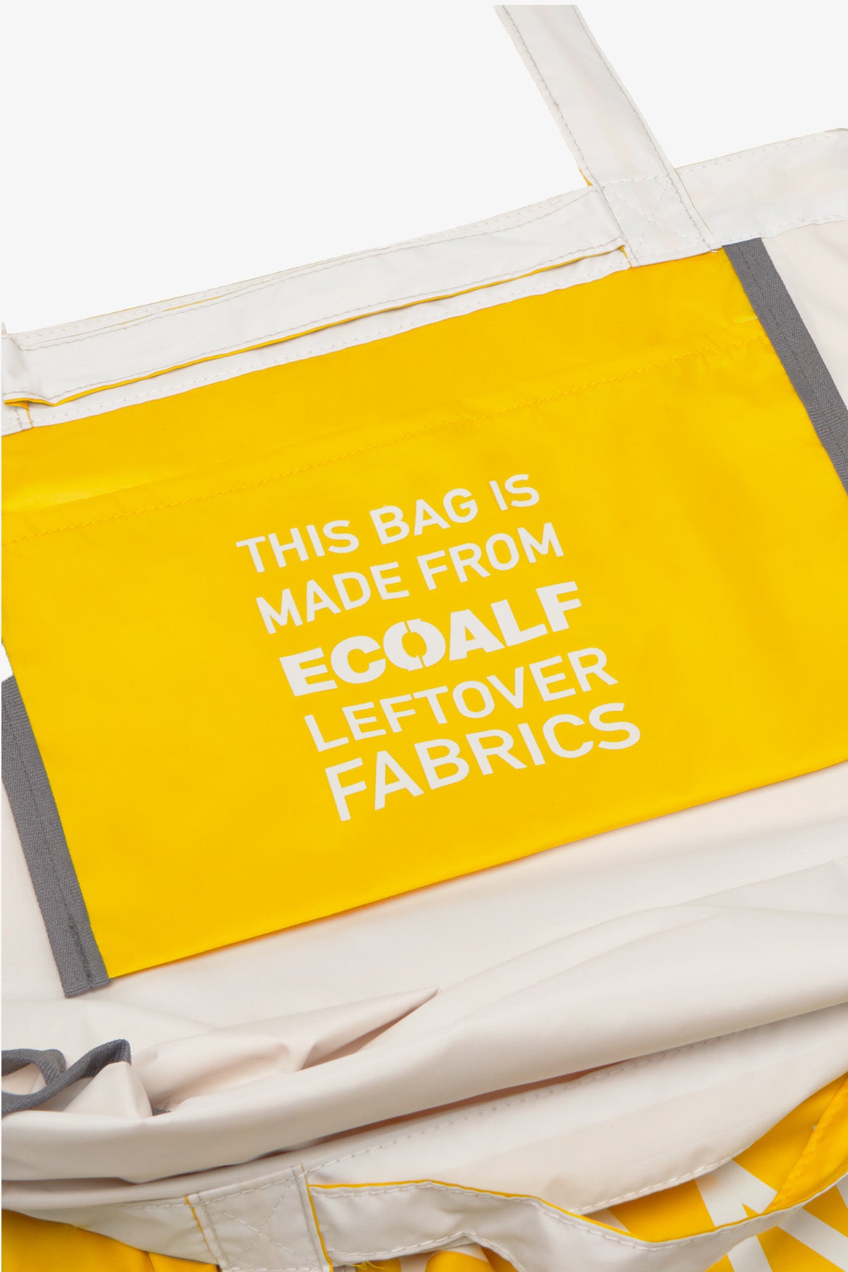 ecoalf-bolsa-pacho-amarilla-bolsa-tote-plegable-de-poli-ster-reciclado image 5