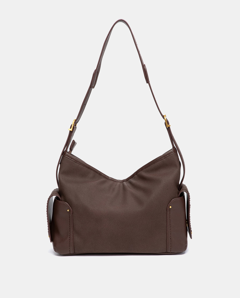 bolso-de-hombro-abbacino-multibolsillos-marr-n-tipo-hobo-reciclado image 3
