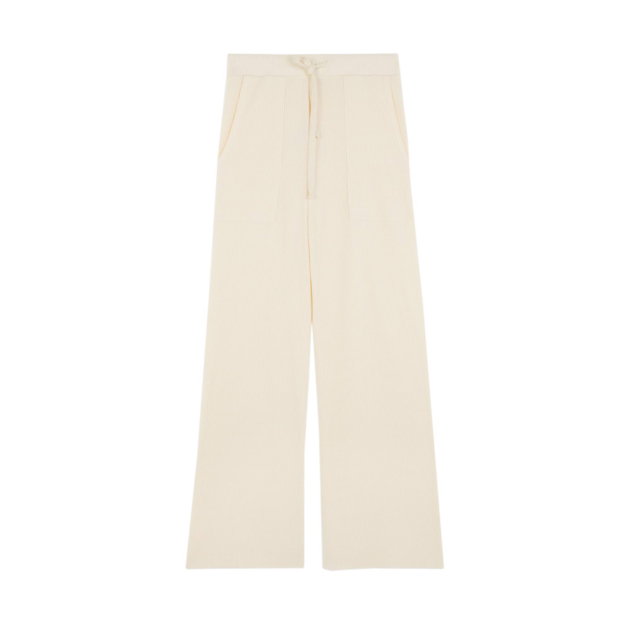 parfois-pantal-n-ancho-de-punto-crudo-mujer image 1