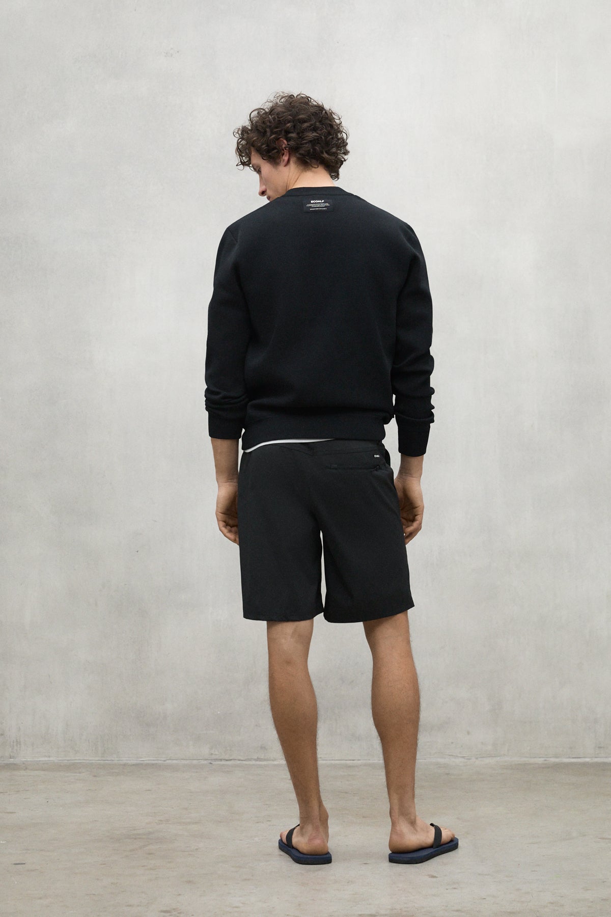 ecoalf-chaqueta-de-punto-kobus-negra-de-hombre image 4