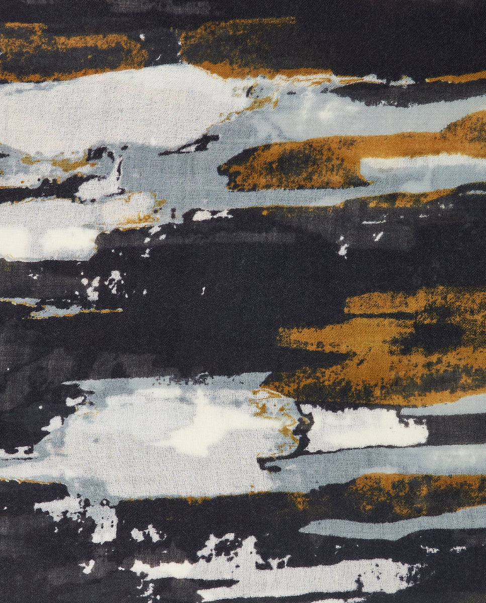 pa-uelo-abbacino-lana-negro-estampado-abstracto image 4