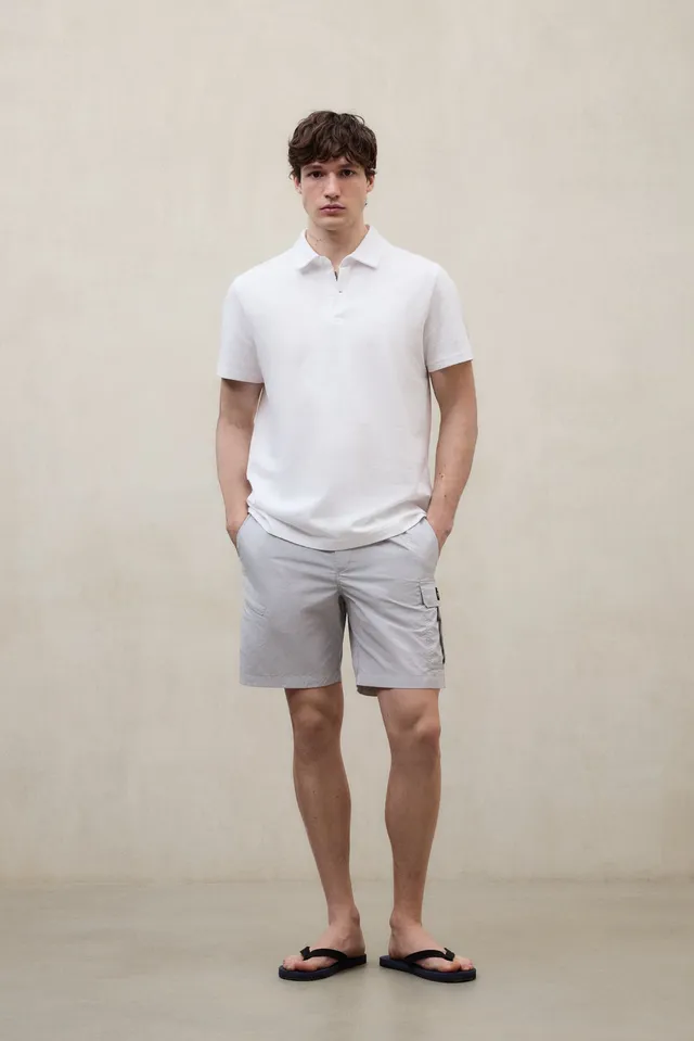 polo-ecoalf-simon-blanco-para-hombre-fit-regular-algod-n-reciclado image 1