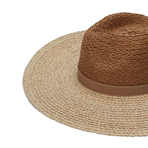 parfois-sombrero-fedora-textura-rafia-con-cinta-a-contraste-mujer-caqui image 5