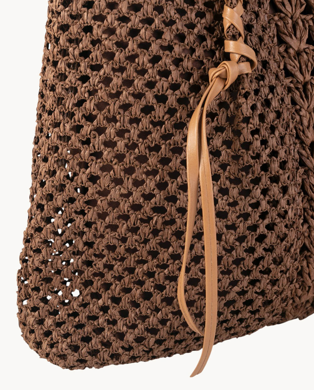 bolso-tote-kbas-de-fibra-natural-con-cremallera-color-marr-n image 4