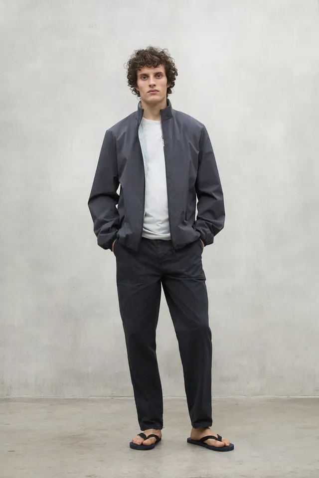 ecoalf-chaqueta-james-gris-oscuro-de-hombre-100-poli-ster-reciclado-impermeable image 1