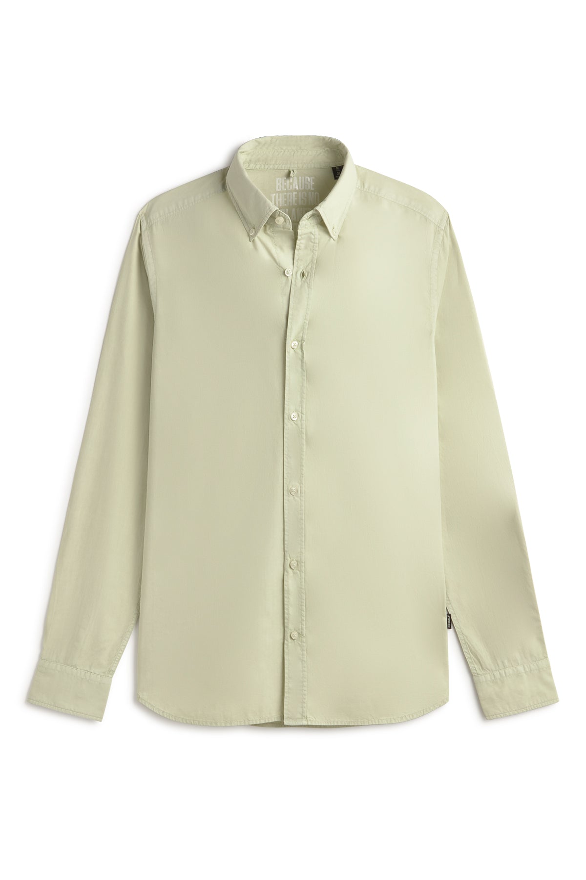 camisa-ecoalf-antejo-de-popel-n-verde-para-hombre-algod-n-regenerativo image 6