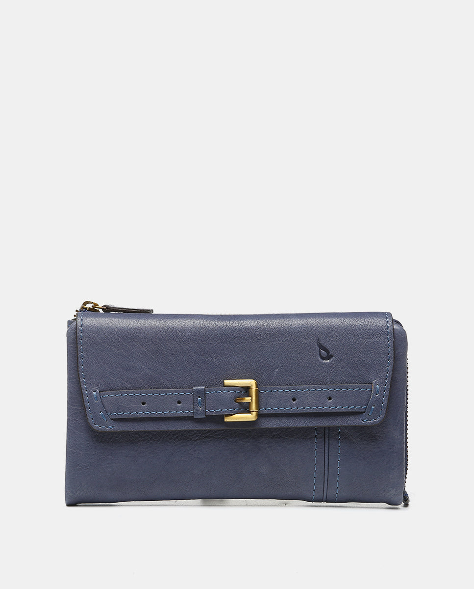 abbacino-cartera-grande-azul-en-piel-con-solapa image 1