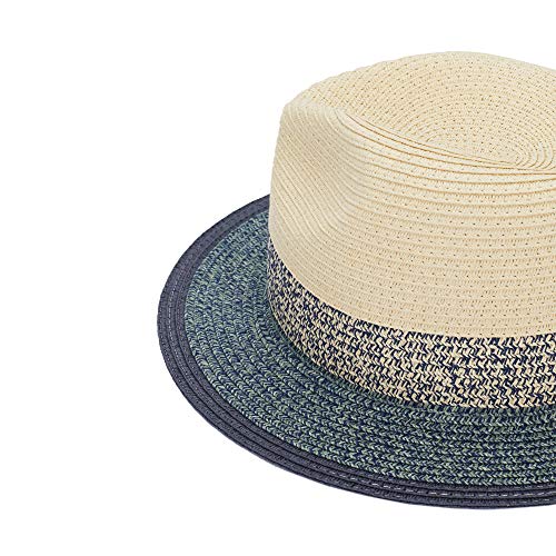 parfois-sombrero-trenzado-fedora-azul-mujer image 5