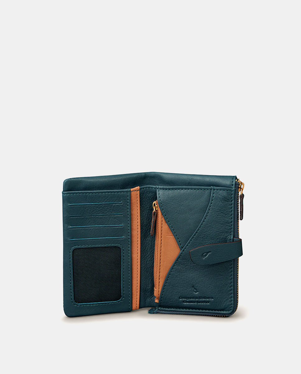 abbacino-cartera-mediana-azul-en-piel-de-mujer image 2